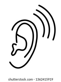 Clipart Ears Listening Images, Stock Photos & Vectors | Shutterstock