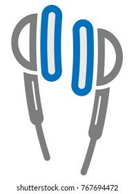 Ear Phone Icon - Illustration