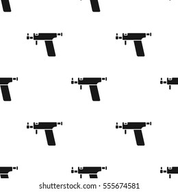 Ear piercing gun icon black. Single tattoo icon from the big studio black.
