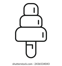 Ear plug equipment icon outline vector. Safety guard gear. Healthcare reduction