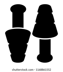
Ear plugs for noise cancellation

