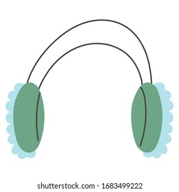 diseño de ilustración vectorial de icono aislado de protección auricular