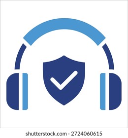 Elemento del icono de la protección del oído para el diseño