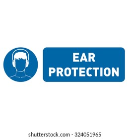 ear protection vector icon