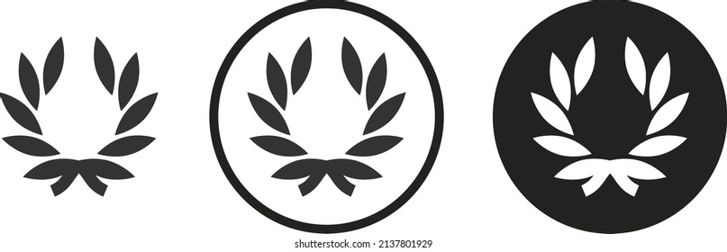 Icono de oreja de arroz . conjunto de iconos web ilustración .vector