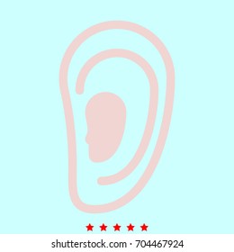 Ear  set  icon .