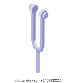 Ear sound check tool icon isometric vector. Medicine device. Care treatment