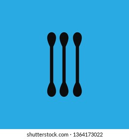ear sticks icon vector