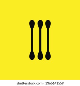 ear sticks icon vector