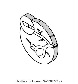 ear surgery isometric icon vector. ear surgery sign. isolated symbol illustration