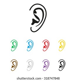 Ear - vector icon