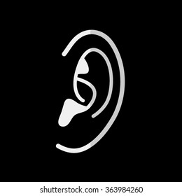 Ear -  vector icon