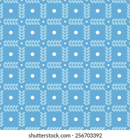 ear of wheat and flowe rpattern