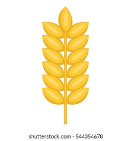Ear of wheat icon. Cartoon illustration ear of wheat vector icon for web design