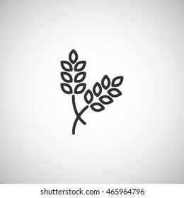  Ear of wheat icon Flat.