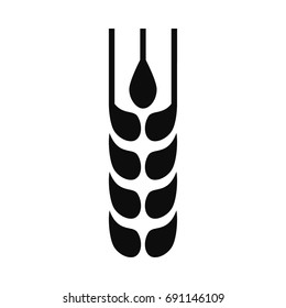 Ear Of Wheat Icon. Vector Illustration For Backgrounds, Logos, Stickers, Labels, Tags And Other Design.