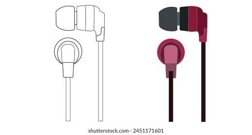 Ear Wireless Earbuds, 8 Hr Battery, Microphone, Works with iPhone Android and Bluetooth Device.
