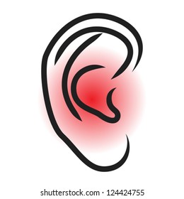 Earache - vector illustration