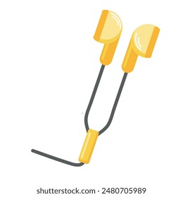 Earbud icon clipart avatar logtotype isolated vector illustration 