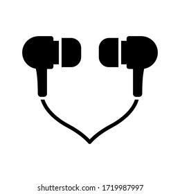auriculares - plantilla de diseño vectorial de iconos de auriculares