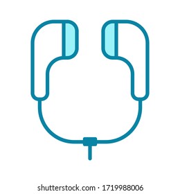earbuds - earphone icon vector design template