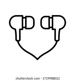 auriculares - plantilla de diseño vectorial de iconos de auriculares