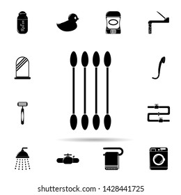 eared sticks icon. Universal set of Bathroom for website design and development, app development