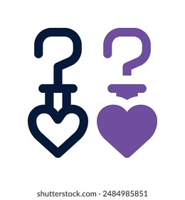 earing icon. vector dual tone icon for your website, mobile, presentation, and logo design.
