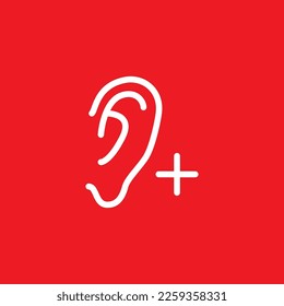 Earline icon, common graphic resources, vector illustration.