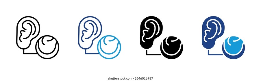Earlobe Icon Element For Design