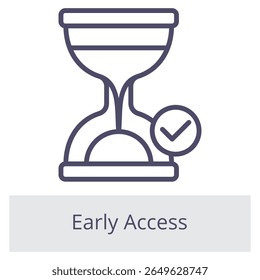 Early Access Element For Design Graphic