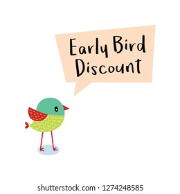 Early Bird Discount Message