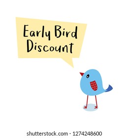 early bird discount message