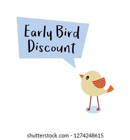 early bird discount message
