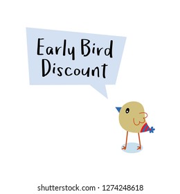 early bird discount message