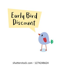 Early Bird Discount Message