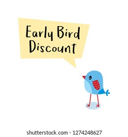 early bird discount message