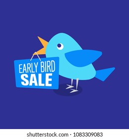 Early Bird Special discount sale event banner or poster