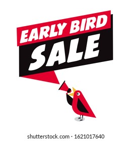Early Bird Special discount sale event banner or poster