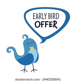 Early Bird Special discount sale event banner or poster.