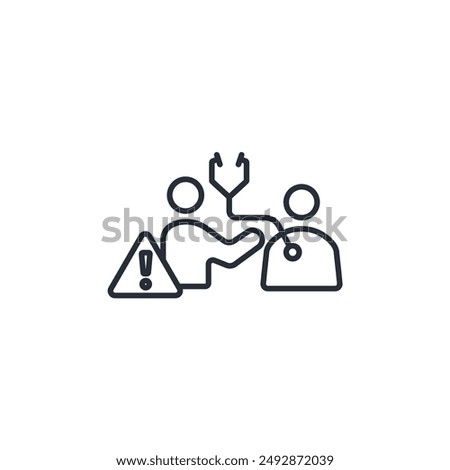 Early Detection icon. vector.Editable stroke.linear style sign for use web design,logo.Symbol illustration.