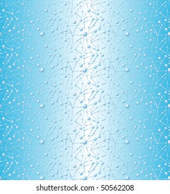 Early dew. Seamless background. Vector illustration.