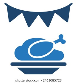 Early Feast icon line vector illustration