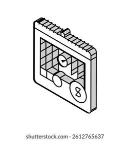 early repayment isometric icon vector. early repayment sign. isolated symbol illustration