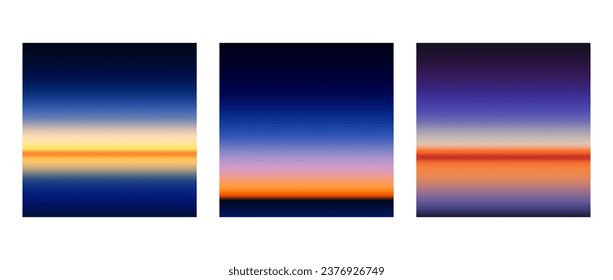 illustration horizon sunrise Smooth