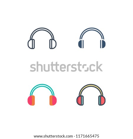 earmuff icon vector design