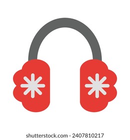 Icono Plano Del Vector De Earmuff Para Uso Personal Y Comercial.
