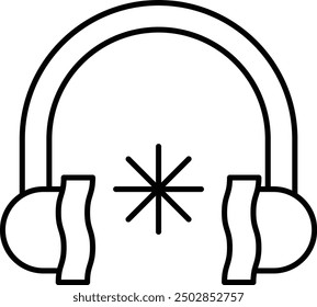 Earmuffs Icon Design For Personal and Commerial Use