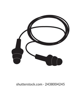 Diseño de símbolo de ilustración vectorial de icono Earmuffs