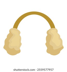 Earmuffs protecting ears from cold wind, staying warm during winter season